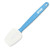 Custom Large Silicone Spoon - Azul Blue with White