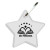 Custom Star Zipper Pull - White