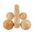 Custom 4 Balls Wooden Massager - Front View