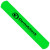 Custom Slap-Wrap Bracelet - Fluorescent Green 