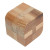 Custom Wooden Rhombus Puzzle - Natural wood Top View