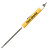 Custom Pocket Screwdriver - Rev. 1/8" Flat Tip 0 Phillips Blade/Hex Bit Top - Yellow
