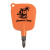 Custom Reversible 3/16" Flat Tip - 1 Phillips Blade Screwdriver - Orange 