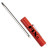 Custom Jumbo Pocket Screwdriver - Rev. 3/16" Flat Tip 1 PLP Blade/Button Top - Red 
