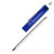 Custom Jumbo Pocket Screwdriver - Rev 3/16" Std. 1 PLP Blade/Valve Stem Top - Translucent Blue