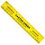 Custom 7" Plastic Ruler - Yellow