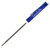 Custom Pocket Screwdriver - Rev. 2.5 mm Tech 0 Phillips Blade w/Button Top - Translucent Blue 