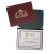 Custom Deluxe Certificate Diploma Holders 8 Corners - Executive Burgundy 
