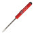 Custom Pocket Screwdriver 1/8" Flat Tip Blade w/Button Top - Red 