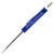 Custom Pocket Screwdriver - 1/8" Flat Tip Blade 0 Phillips Top - Translucent Blue 
