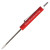 Custom Pocket Screwdriver - 1/8" Flat Tip Blade 0 Phillips Top - Red 