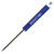 Custom Pocket Screwdriver 0 Phillips Blade/Magnet Top - Metallic Blue 