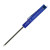 Custom Pocket Screwdriver 0 Phillips Blade/Button Top - Translucent Blue 