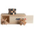 Custom New 3-in-1 Wooden Puzzle Boxed Set - Full Color - Natural Wood 