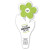 Custom Flower-Shaped Bookmarks - Lime