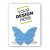 Custom The Mini Seed Paper Gift Pack - Butterfly- LightBlue