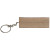 Custom Twig Keyring - Large - Laser - Natural Wood Back View