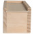 Custom 3-in-1 Wooden Puzzle Boxed Set - Full Color -  Natural Wood Side View