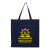 Custom Color Cotton Canvas Tote Bag - Navy 