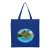 Custom Color Cotton Canvas Tote Bag - Full color - Royal Blue 