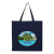 Custom Color Cotton Canvas Tote Bag - Full color - Navy Blue 
