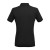 Custom Dara Women's Recycled Tech Polo - Black Back View