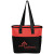 Custom Sydney 12 Can Cooler Tote Bag - Red With Black