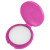 Custom Recycled Round Compact Lip Moisturizer - Fuchsia Open View