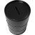 Custom Oil Barrel Bank - Black Top View