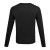 Custom DARA Men's Recycled Long Sleeve Tech Tee - Black Back View