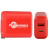 Custom UL Fast Charging Wall Charger - Red 