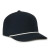 Custom High crown performance cap - Navy/White