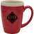 Custom 16 oz Adobe Ceramic Mug - Red 
