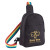Custom b.free Rainbow Pride Recycled Cotton Crossbody Bag - Side View