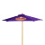 Promotional 7' Steel Market Umbrella Grape
