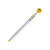 Custom Sun Wild Smilez Pen - Yellow Front View