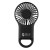 Custom Rechargeable Handheld Fan With Carabiner - Black
