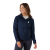 Custom Women's Weekender Full Zip Hoodie - Navy Blue Front View