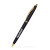 Custom Lodger Twist Pen - Gold Accents - Black