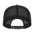 Custom 7 Panel Trucker Mesh Back Cap - Loden With Black Back View
