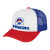 Custom Retro Foamie Trucker - White With Red/Royal 