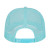 Custom Retro Foamie Trucker - White With Light Blue Back View