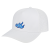 Custom Premium Water-Resistant Perforated Cap - White