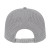 Custom Premium Water-Resistant Perforated Cap - Silver Back View