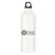Custom 25 oz. Aluminum Bike Bottle - Metallic White