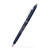 Custom  Lodger Twist Pen - Silver Accents - Blue