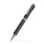 Custom Grid Barrel Ballpoint Twist Metal Pen - Black
