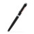 Custom Metal Collection Aluminum Rollerball Pull Cap Pen - Glisten Black 