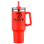 Custom Big Traveler 40 oz Stainless Steel Tumbler - Red