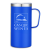 Custom Chillmate 24 oz Stainless Steel Travel Mug - Blue 